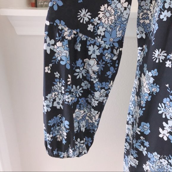 Michael Kors Midi Dress Floral Long Sleeve Size M, NWT $110.00 - Picture 7 of 9